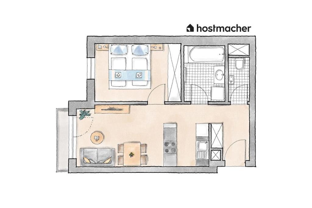 וינה Urban 1Br Retreat, Easy City Link By Hm מראה חיצוני תמונה